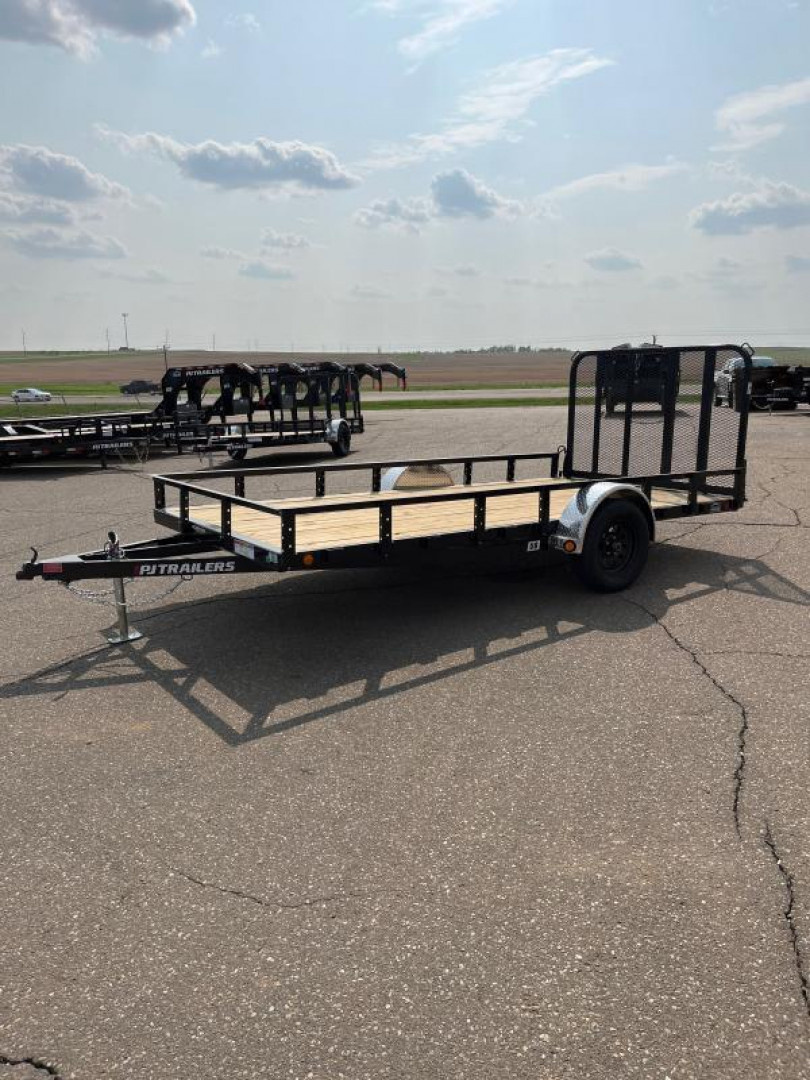 New 2026 PJ Trailers 83" x 14' 83" Single Axle Channel Utility (U8) Utility Trailer