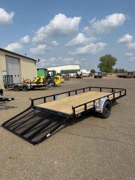 New 2026 PJ Trailers 83" x 14' 83" Single Axle Channel Utility (U8) Utility Trailer