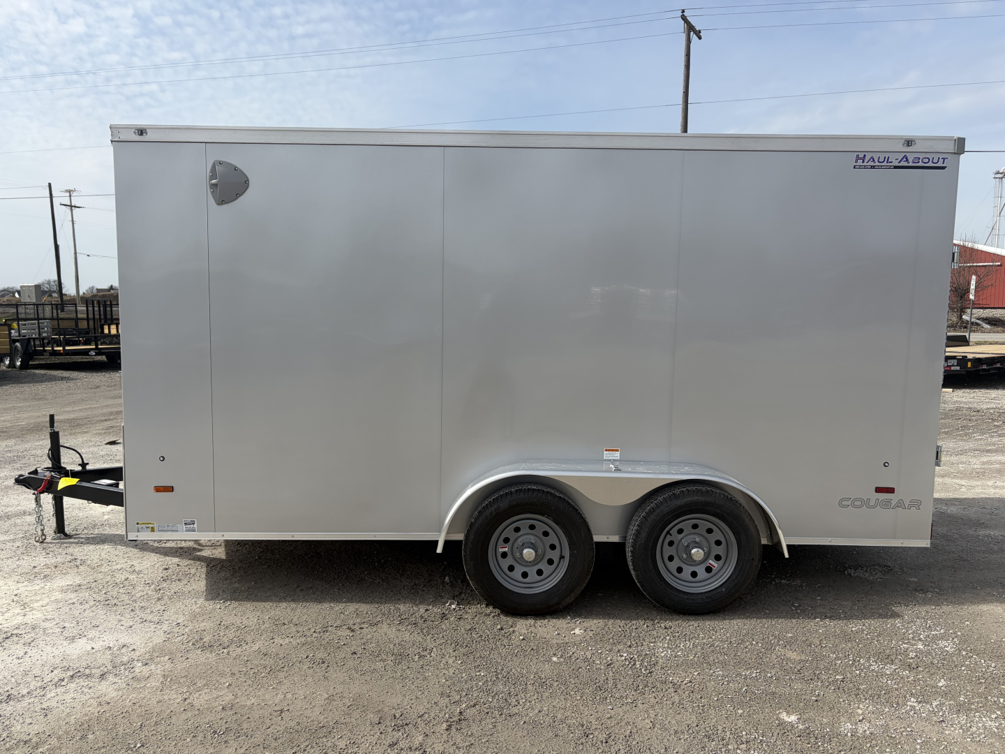 New 2026 Haul About Trailers CGR714TA2 (7' X 14') 7K V-Nose Cargo / Enclosed Trailer