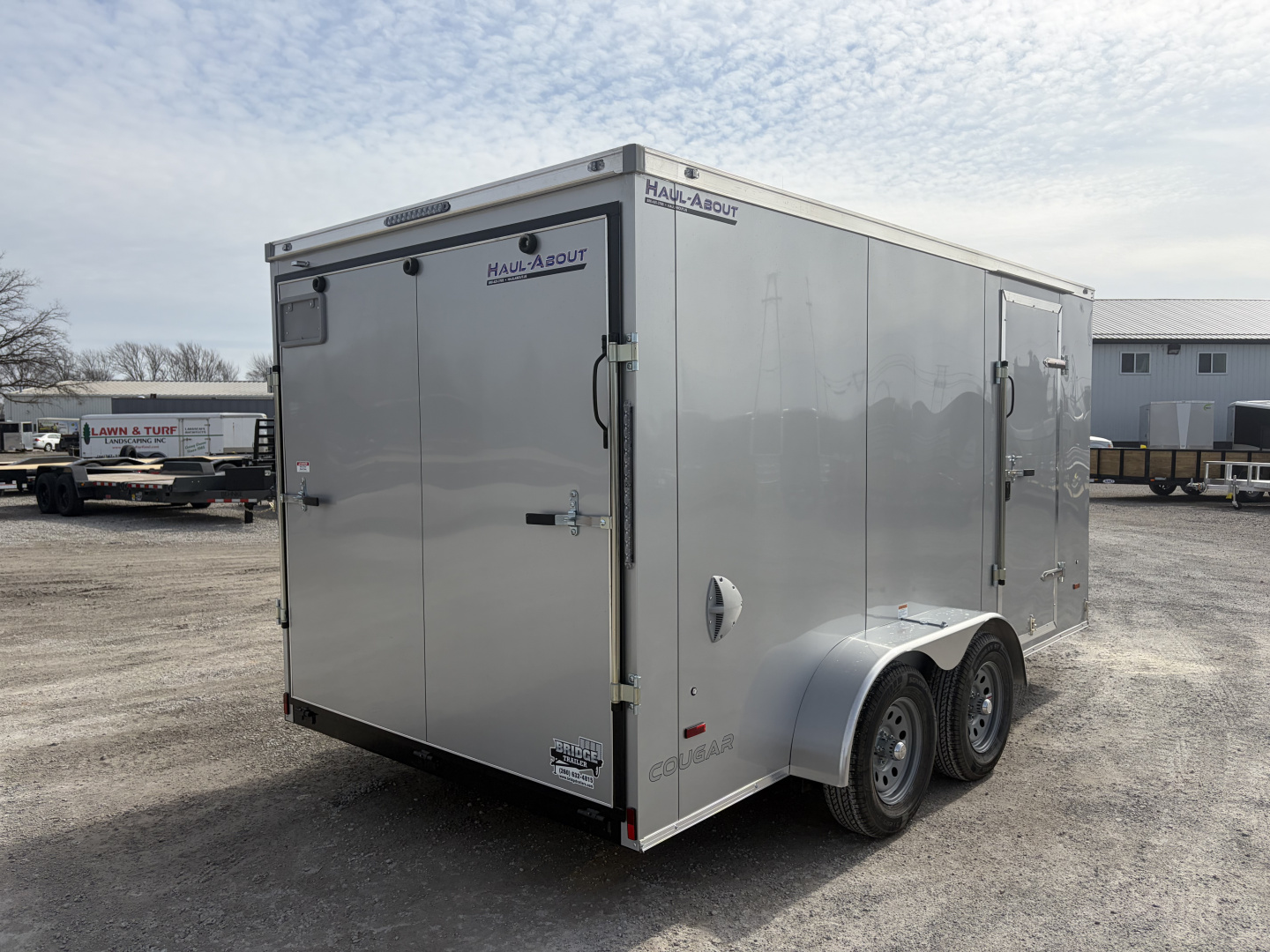 New 2026 Haul About Trailers CGR714TA2 (7' X 14') 7K V-Nose Cargo / Enclosed Trailer