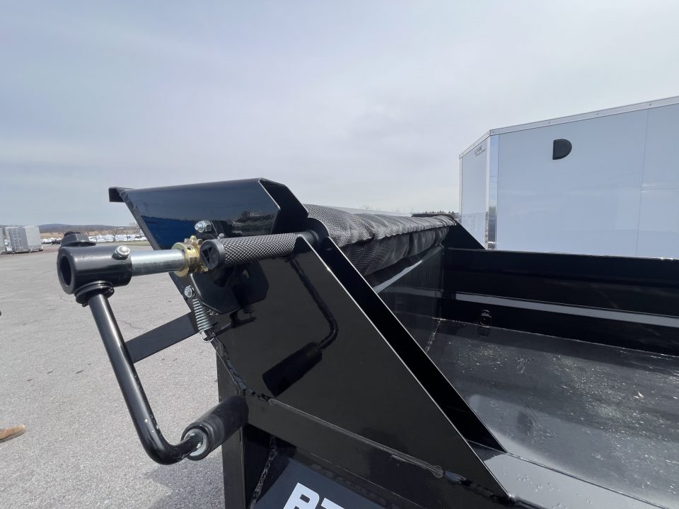 New 2026 Sure-Trac HD Low Profile 7X14 14K Scissor Lift Dump Trailer
