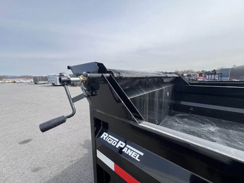 New 2026 Sure-Trac HD Low Profile 7X12 12K Scissor Lift Dump Trailer