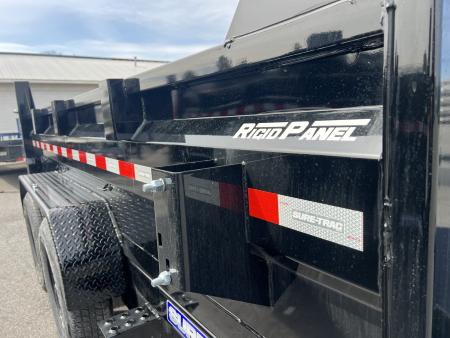 New 2026 Sure-Trac HD Low Profile 7X12 12K Scissor Lift Dump Trailer