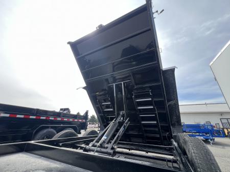 New 2026 Sure-Trac HD Low Profile 7X12 12K Scissor Lift Dump Trailer
