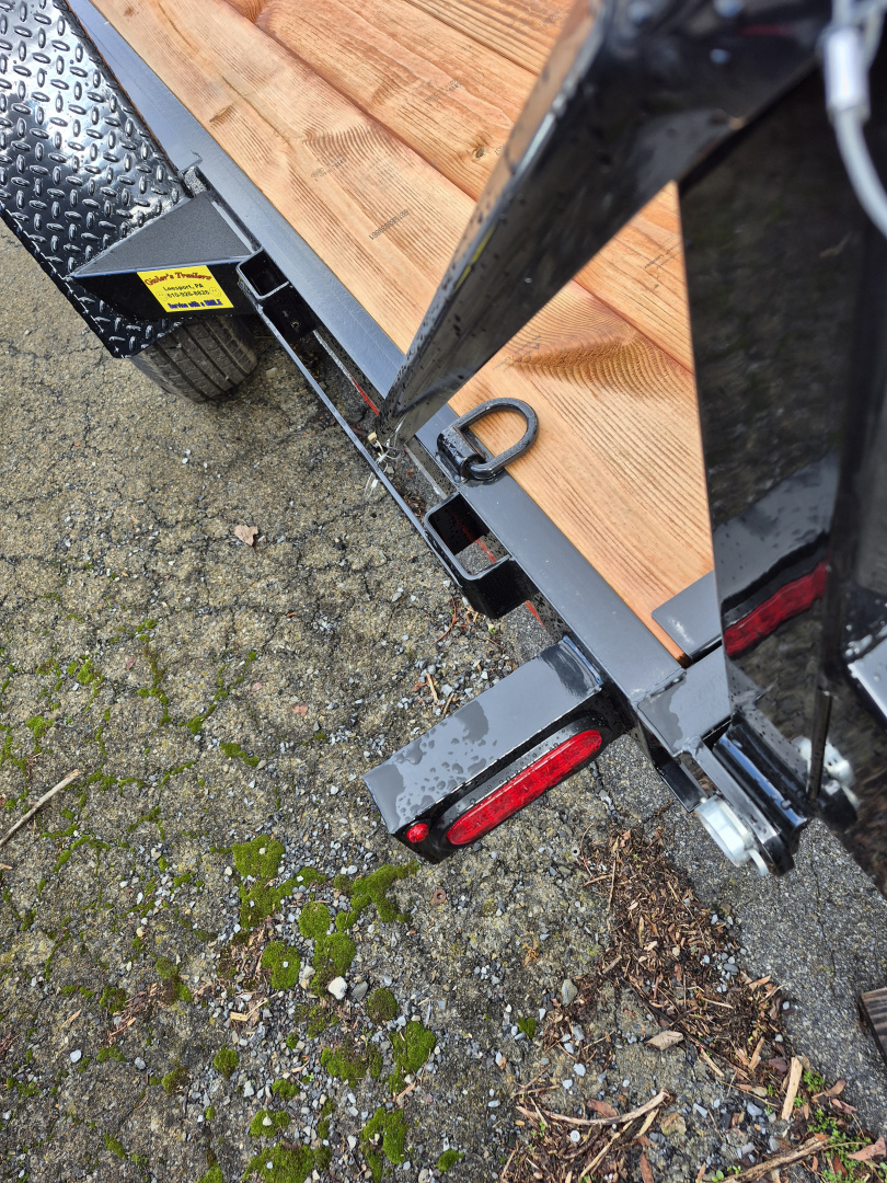 New 2026 BWISE 7 x 16 Equipment Trailer 12k Rated