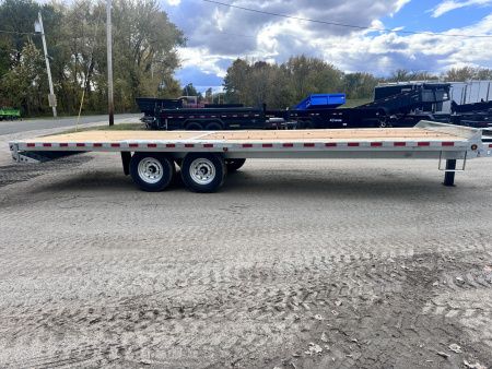 New 2026 BWISE 24' Galvanized Equipment Trailer