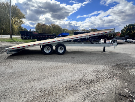 New 2026 BWISE 24' Galvanized Equipment Trailer