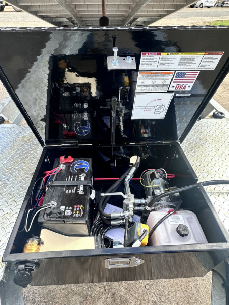 New 2026 BWISE 24' Galvanized Equipment Trailer