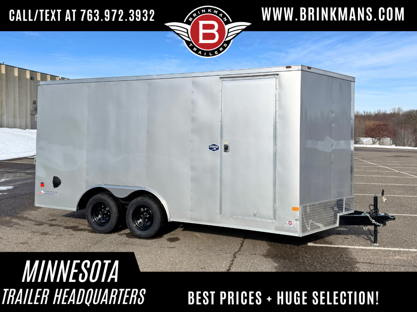 New American Hauler 8.5x16 Cargo Trailer - Ramp Door! for sale in ...