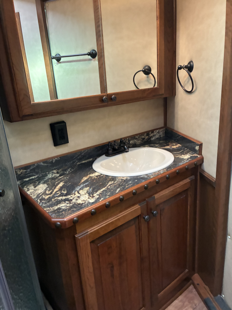 Used 2016 4-Star 3H 11' Trail Boss Conversions LQ Horse Trailer