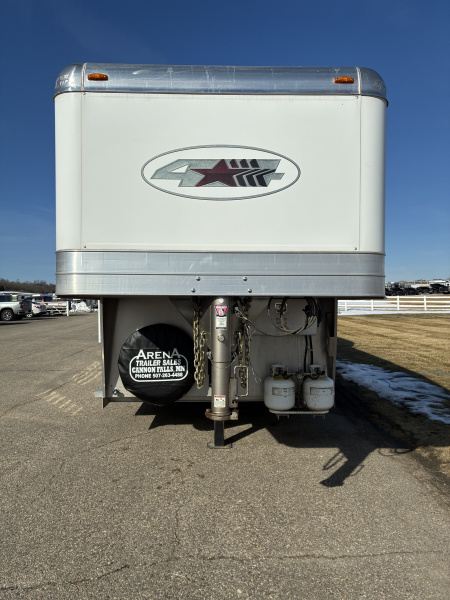 Used 2016 4-Star 3H 11' Trail Boss Conversions LQ Horse Trailer