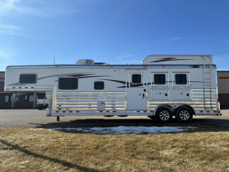 Used 2016 4-Star 3H 11' Trail Boss Conversions LQ Horse Trailer