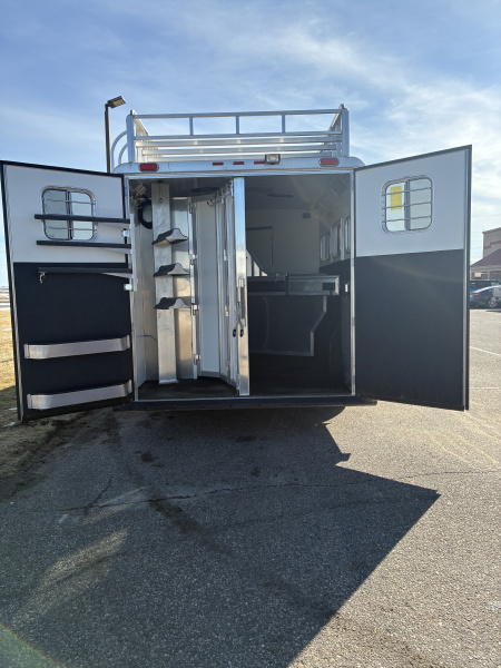 Used 2016 4-Star 3H 11' Trail Boss Conversions LQ Horse Trailer