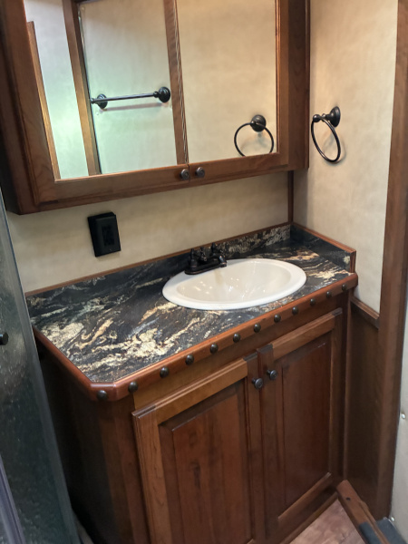 Used 2016 4-Star 3H 11' Trail Boss Conversions LQ Horse Trailer