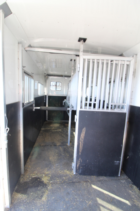 Used 2021 Adam 2+1 Horse Trailer - Straight Load & Box Stall - Side Ramp and Rear Ramp