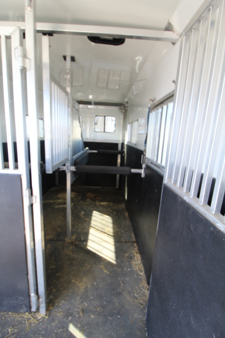 Used 2021 Adam 2+1 Horse Trailer - Straight Load & Box Stall - Side Ramp and Rear Ramp