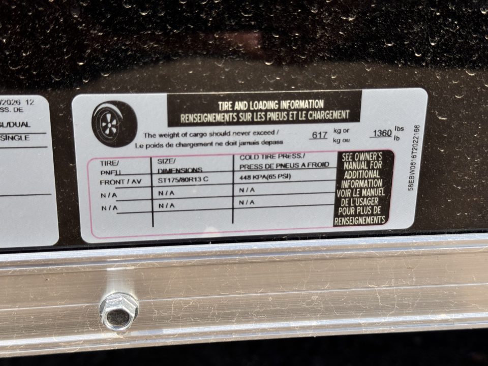 New 2026 Cross Trailers 4-6-1V Enclosed Barn Door 2K GVWR