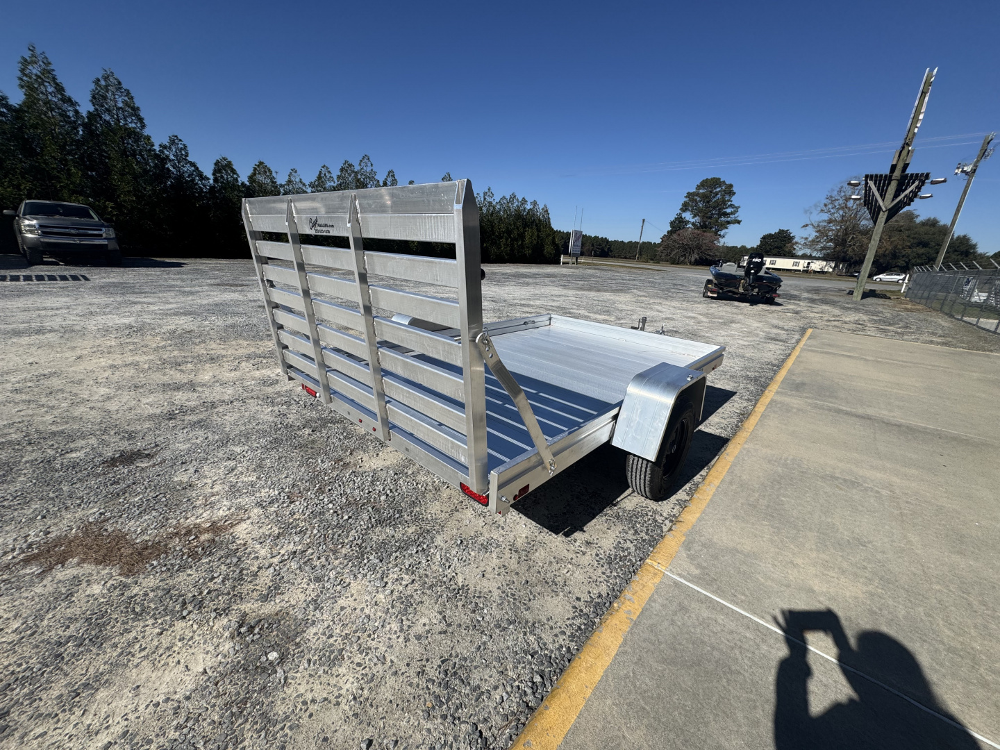 New 2027 Aluma 7810ESA Utility Trailer