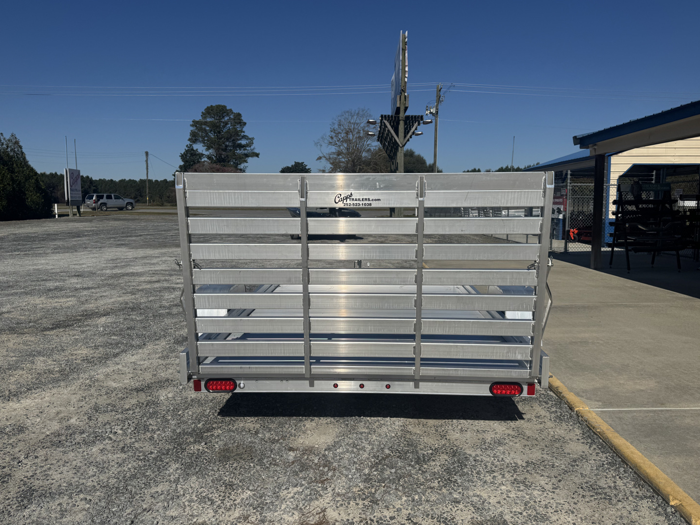 New 2027 Aluma 7810ESA Utility Trailer