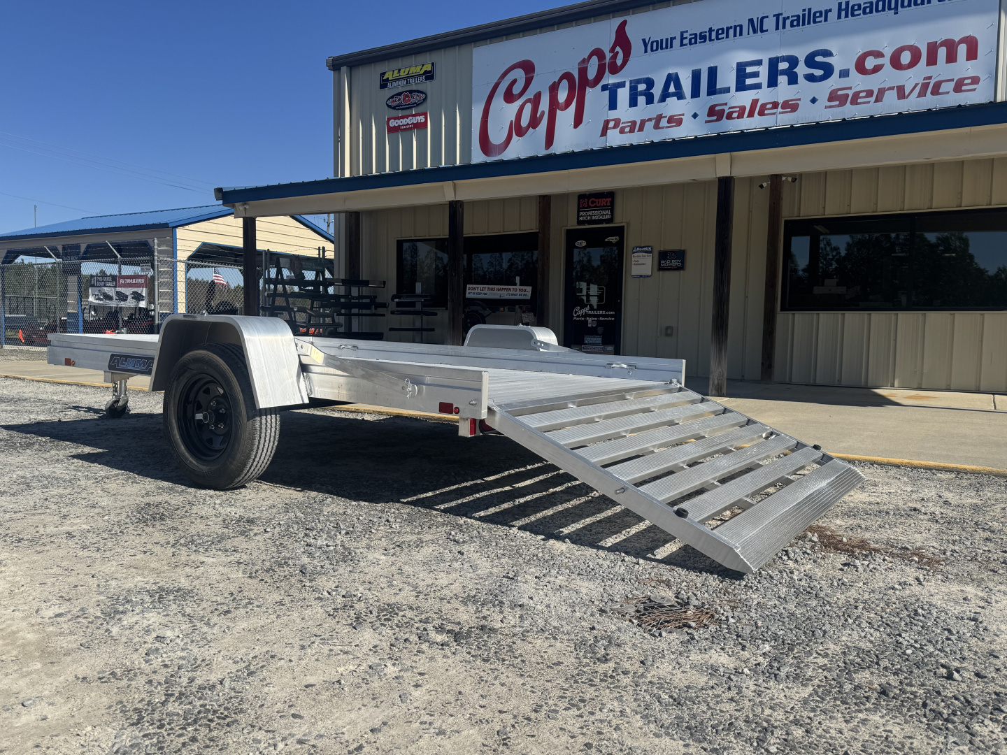 New 2027 Aluma 7810ESA Utility Trailer