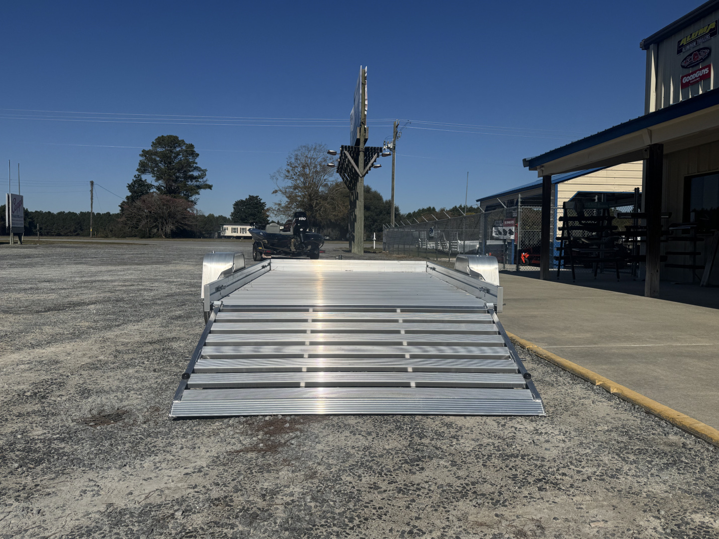 New 2027 Aluma 7810ESA Utility Trailer