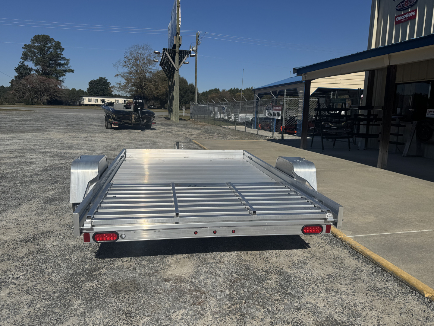 New 2027 Aluma 7810ESA Utility Trailer