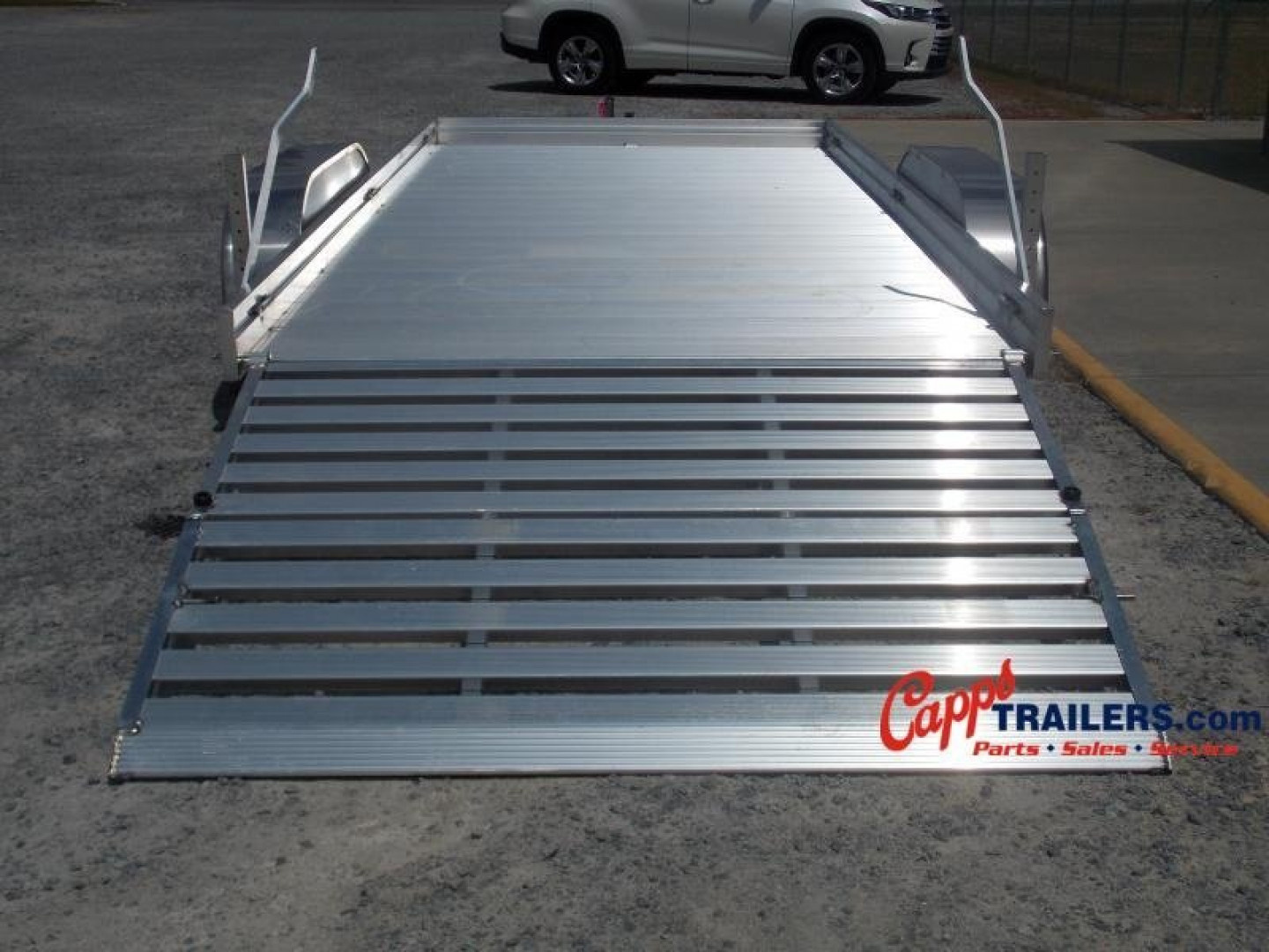 New 2027 Aluma AL 7814ESA-TA-EL-BT Utility Trailer