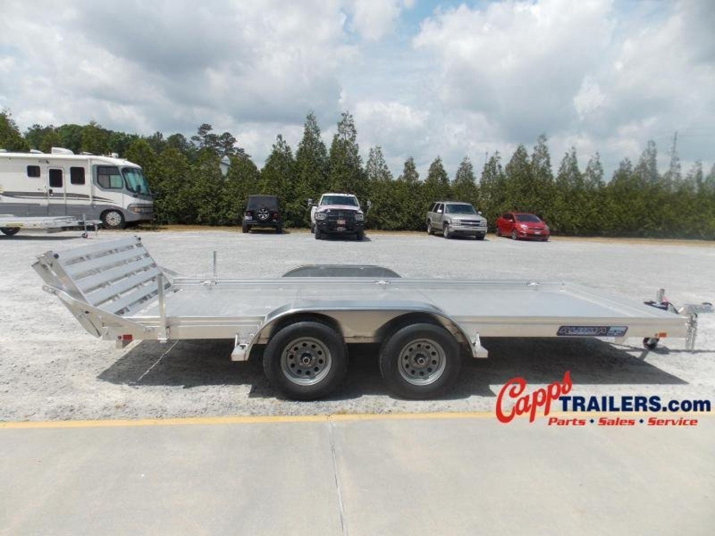 New 2027 Aluma AL 7814ESA-TA-EL-BT Utility Trailer