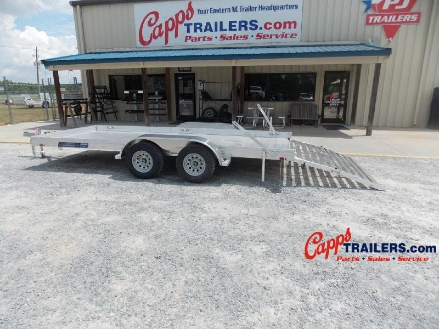 New 2027 Aluma AL 7814ESA-TA-EL-BT Utility Trailer