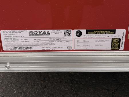 New 2026 Royal Cargo Trailers 7-16-1.5V Enclosed 7K GVWR