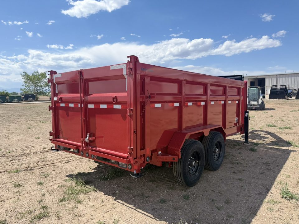 New 2026 Load Trail 7-14-4H Telescopic Gooseneck Dump W/ Hydraulic Jacks 7K Axles