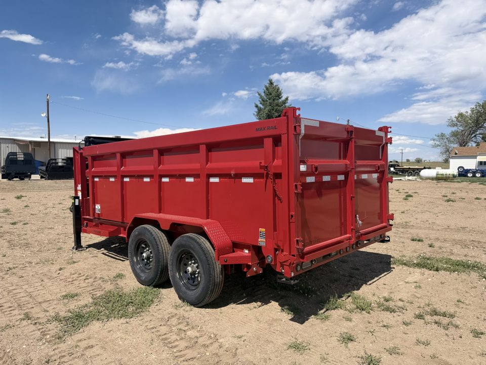 New 2026 Load Trail 7-14-4H Telescopic Gooseneck Dump W/ Hydraulic Jacks 7K Axles