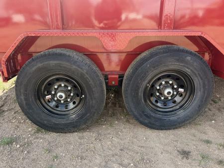 New 2026 Load Trail 7-14-4H Telescopic Gooseneck Dump W/ Hydraulic Jacks 7K Axles