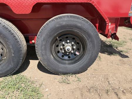New 2026 Load Trail 7-14-4H Telescopic Gooseneck Dump W/ Hydraulic Jacks 7K Axles
