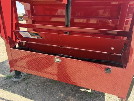 New 2026 Load Trail 7-14-4H Telescopic Gooseneck Dump W/ Hydraulic Jacks 7K Axles