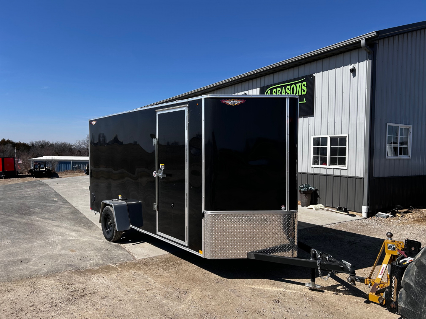 New $$ SALE $$ 2025 H&H Trailers 6X14 6'6" INTERIOR RAMP DOOR Cargo / Enclosed Trailer
