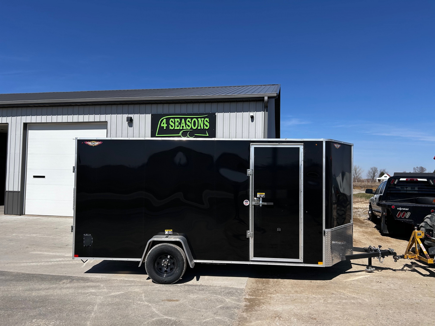 New $$ SALE $$ 2025 H&H Trailers 6X14 6'6" INTERIOR RAMP DOOR Cargo / Enclosed Trailer