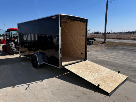 New $$ SALE $$ 2025 H&H Trailers 6X14 6'6" INTERIOR RAMP DOOR Cargo / Enclosed Trailer