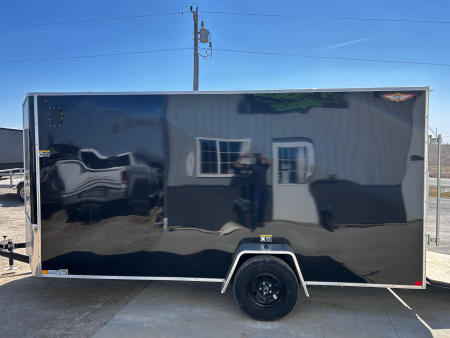 New $$ SALE $$ 2025 H&H Trailers 6X14 6'6" INTERIOR RAMP DOOR Cargo / Enclosed Trailer