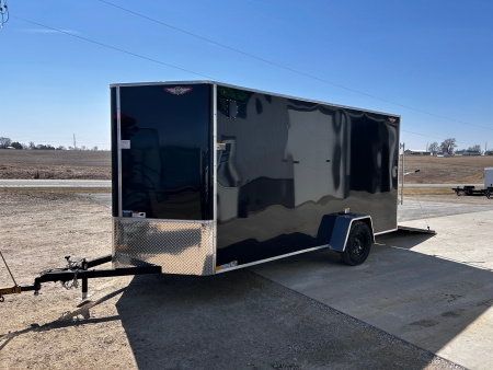 New $$ SALE $$ 2025 H&H Trailers 6X14 6'6" INTERIOR RAMP DOOR Cargo / Enclosed Trailer