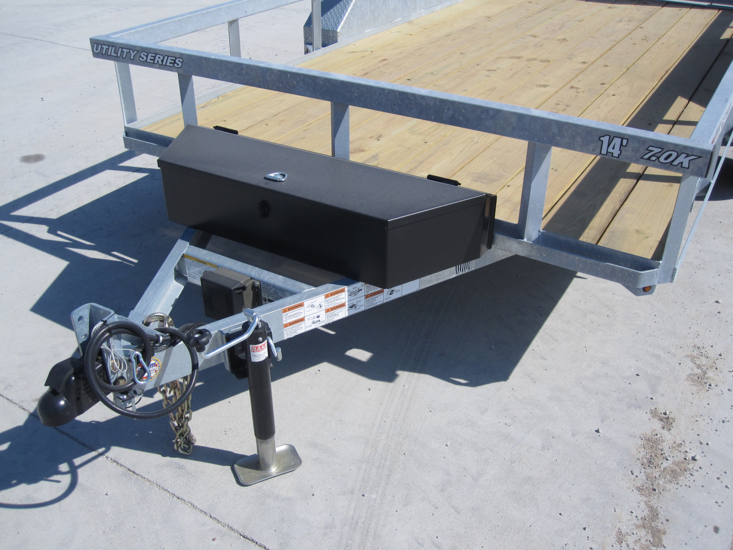 New 2026 Drive Trailers 83x14 Galvanized Utility Trailer