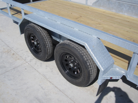 New 2026 Drive Trailers 83x14 Galvanized Utility Trailer