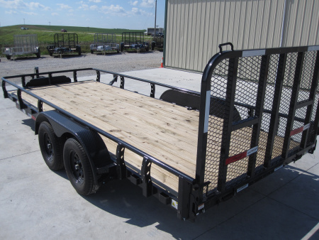 New 2025 Horizon Trailers 83x16 UTZ Premium Tandem Axle Utility Trailer