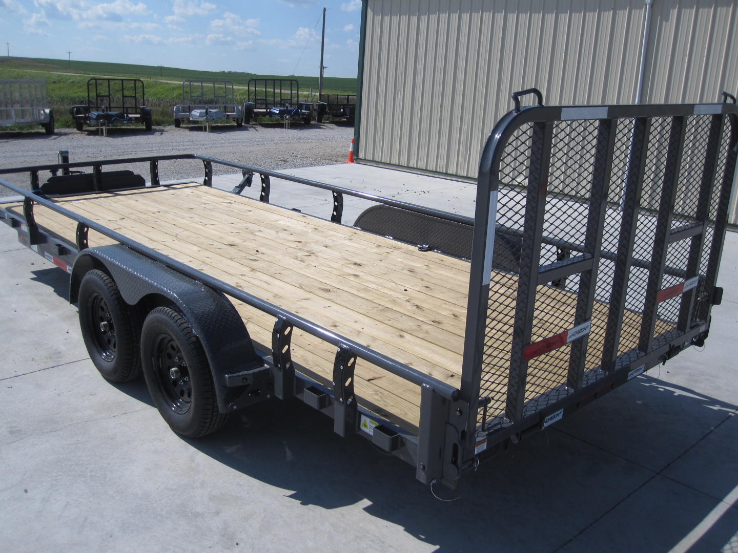 New 2025 Horizon Trailers 83x18 UTZ Premium Tandem Axle Utility Trailer