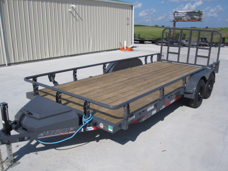 New 2025 Horizon Trailers 83x18 UTZ Premium Tandem Axle Utility Trailer