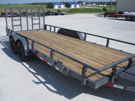 New 2025 Horizon Trailers 83x18 UTZ Premium Tandem Axle Utility Trailer