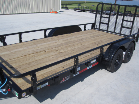 New 2025 Horizon Trailers 83x18 UTZ Premium Tandem Axle Utility Trailer