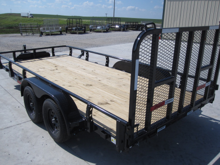 New 2025 Horizon Trailers 83x18 UTZ Premium Tandem Axle Utility Trailer