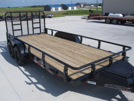 New 2025 Horizon Trailers 83x18 UTZ Premium Tandem Axle Utility Trailer