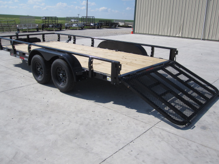 New 2025 Horizon Trailers 83x18 UTZ Premium Tandem Axle Utility Trailer